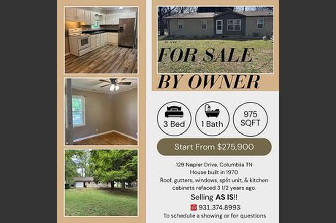 129 Napier Dr, Columbia, TN