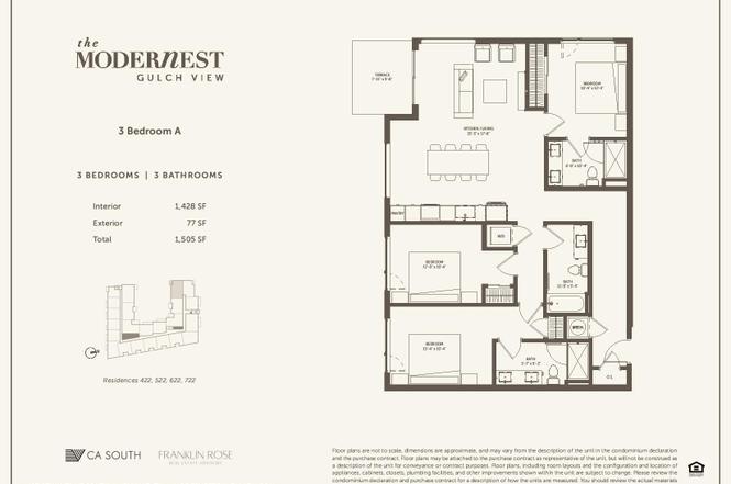 3 Bedroom Plan, Nashville, TN