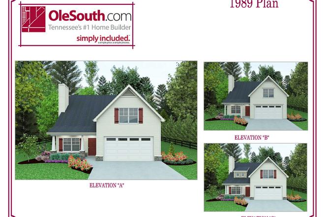 1989 Elevation ABC Plan, Murfreesboro, TN