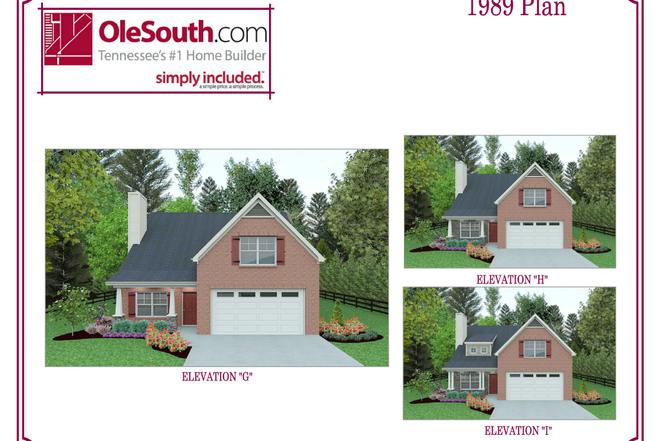 1989 Elevation GHI Plan, Smyrna, TN