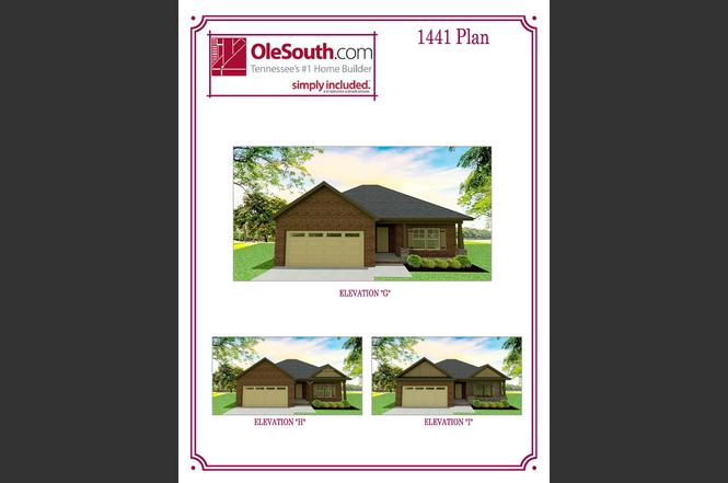 1441 Elevation GHI Plan, Spring Hill, TN