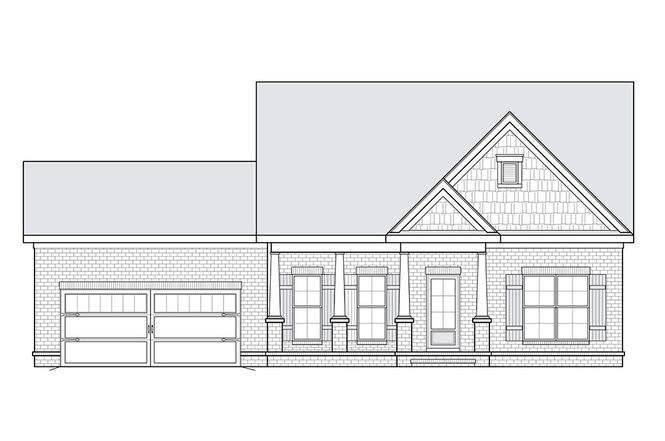 Holly, Front Entry Garage Plan, Mount Pleasant, TN