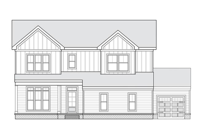 Oxford Farmhouse Plan, Mount Pleasant, TN