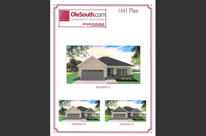 1441 Elevation ABC Plan, Murfreesboro, TN