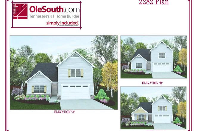 2282 Elevation ABC Plan, Murfreesboro, TN