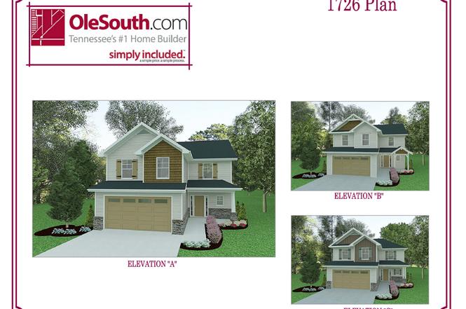 1726 Elevation ABC Plan, Murfreesboro, TN