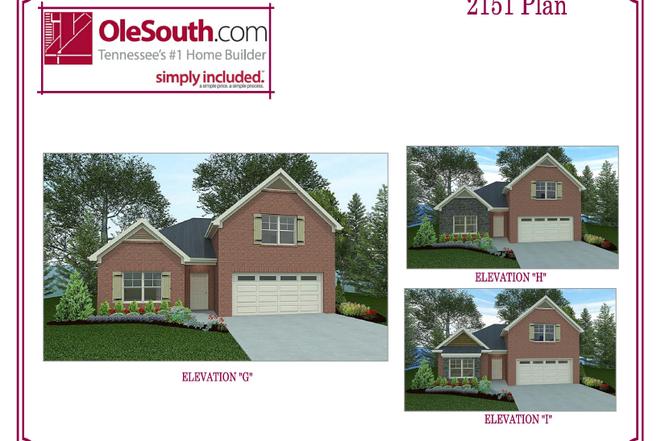 2151 Elevation GHI Plan, Smyrna, TN