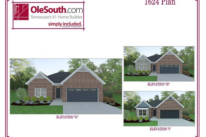 1624 Elevation GHI Plan, Smyrna, TN
