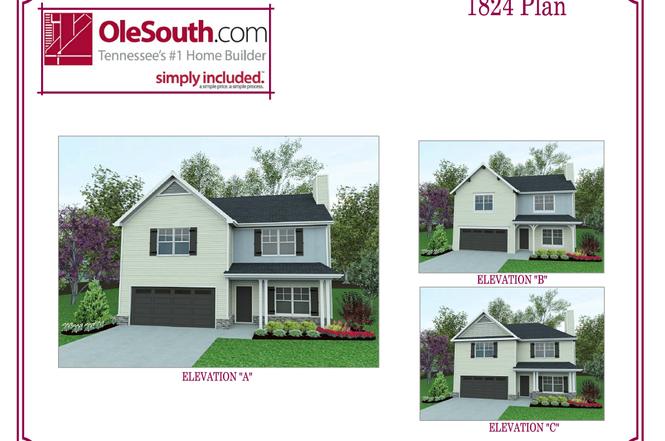 1824 Elevation ABC Plan, Murfreesboro, TN
