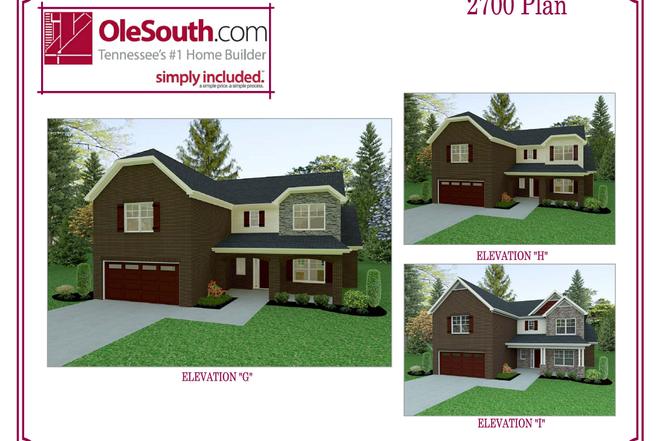 2700 Elevation GHI Plan, Smyrna, TN