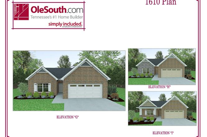 1610 Elevation GHI Plan, Smyrna, TN